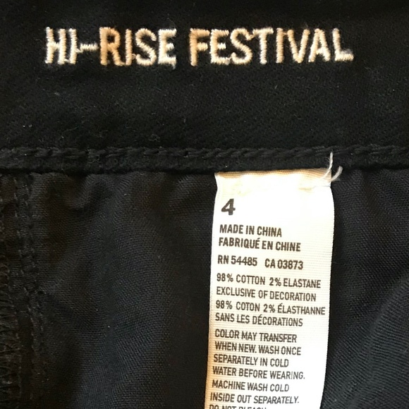 AE High Rise Distressed Jean Shorts - Picture 5 of 5